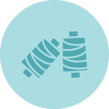 İplik Kabartma Çemberi Gradyan Simgesi