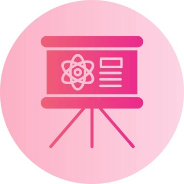 Biyoloji Vektörü Kabartma Çemberi Gradyan Simgesi