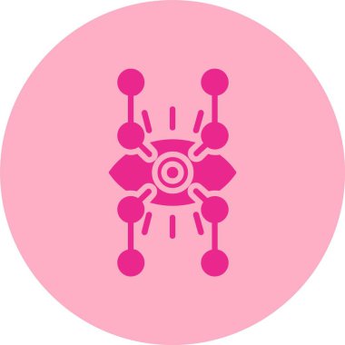 Görselleştirme Kabartma Çemberi Gradyan Simgesi