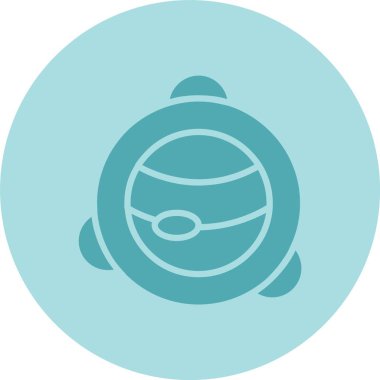 Satürn Kabartma Çemberi Gradyan Simgesi