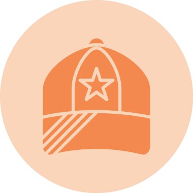 Cap Kabartma Çemberi Gradyan Simgesi