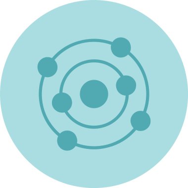 Yörünge Kabartma Çemberi Gradyan Simgesi