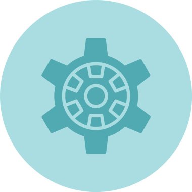 Dişliler Çemberi Gradyan Simgesi