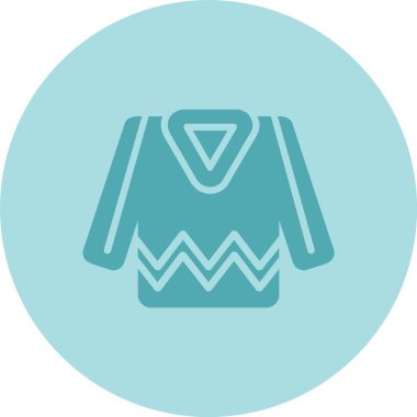 Süveter Kabartma Çemberi Gradyan Simgesi