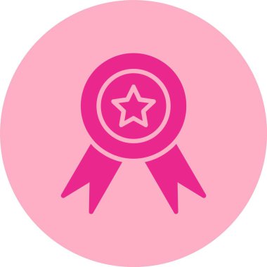 Ödül Kabartma Çemberi Gradyan Simgesi