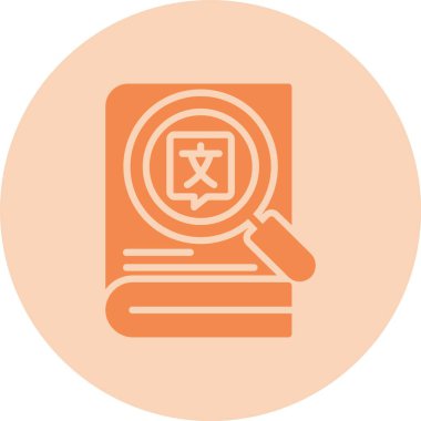 Glyph Çemberi Gradyan Simgesini Ara