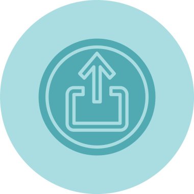 Okun Kabartma Çemberi Gradyan Simgesini Yükle