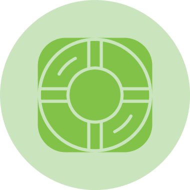 Lifesaver Kabartma Çemberi Gradyan Simgesi