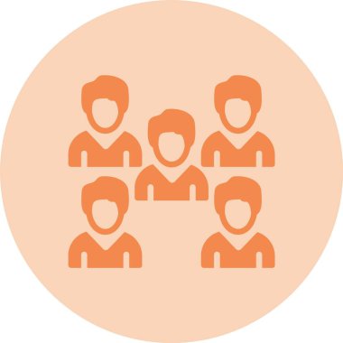 Takım Kabartma Çemberi Gradyan Simgesi