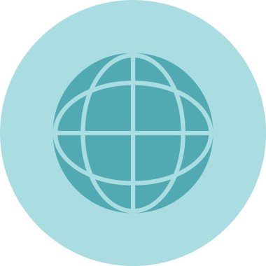 Genel Kabartma Çemberi Gradyan Simgesi