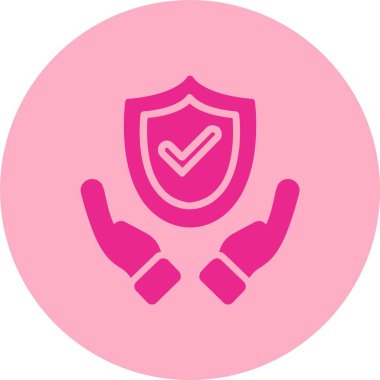 Glyph Çember Gradyan Simgesine Güven