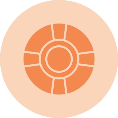 Lifesaver Kabartma Çemberi Gradyan Simgesi