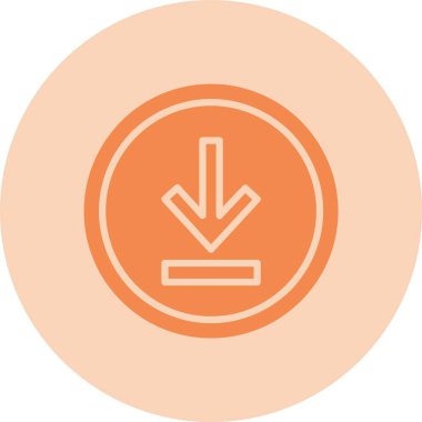 Ok Kabartma Çemberi Gradyan Simgesi İndir