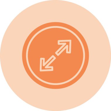 Ok Kabartma Çemberi Grafik Simgesini Büyüt