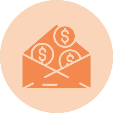 Gelir Çemberi Gradyan Simgesi