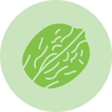 Ceviz Kabartma Çemberi Gradyan Simgesi