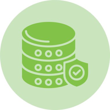 Veritabanı Kabartma Çemberi Gradyan Simgesi