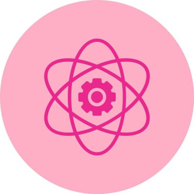 Veri Bilimi Kabartma Çemberi Gradyan Simgesi