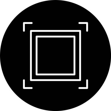 Kare Satır Tersine Çevrilmiş Simge