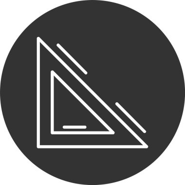 Üçgen Ölçeklendirme Satırı Ters Döndürülmüş Simge