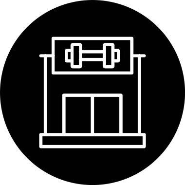 Jimnastik Hattı Tersine Çevrilmiş Simge