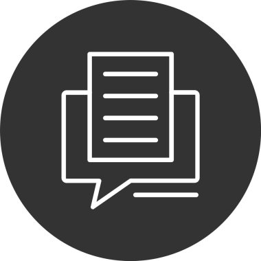 Sohbet Satırı Tersine Çevrilmiş Simge