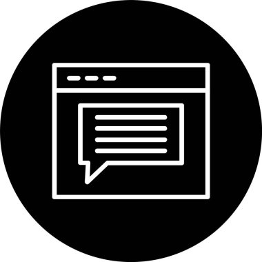 İleti Satırı Tersine Çevrilmiş Simge