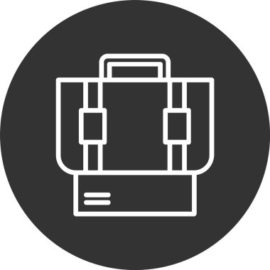 Evrak çantası Satırı Tersine Çevrilmiş Simge