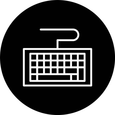 Klavye Satırı Tersine Çevrilmiş Simge