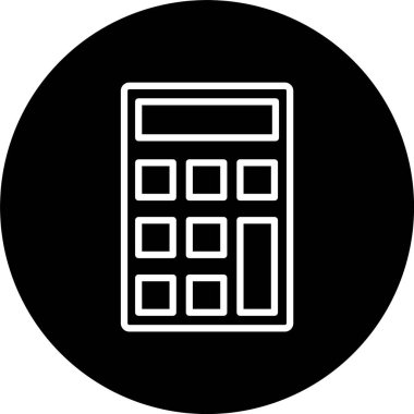 Hesaplayıcı Satırı Tersine Çevrilmiş Simge