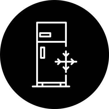 Buzdolabı Hattı Tersine Çevrilmiş Simge