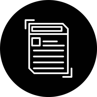 Dosya Satırı Tersine Çevrilmiş Simge