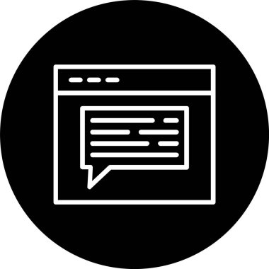 İleti Satırı Tersine Çevrilmiş Simge