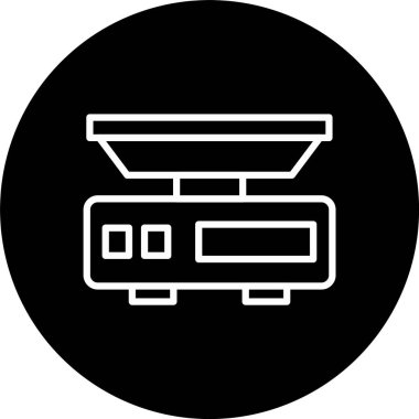 Ağırlık Ölçeklendirme Satırı Ters Döndürülmüş Simge