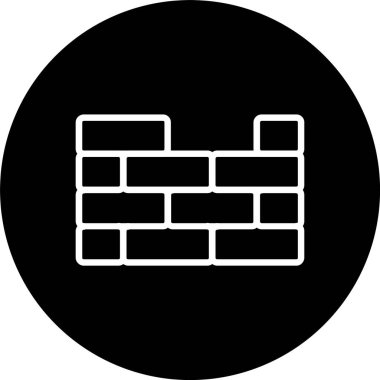 Tuğla Duvarı Tersine Döndürülmüş Simge