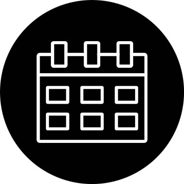 Takvim Satırı Tersine Çevrilmiş Simge