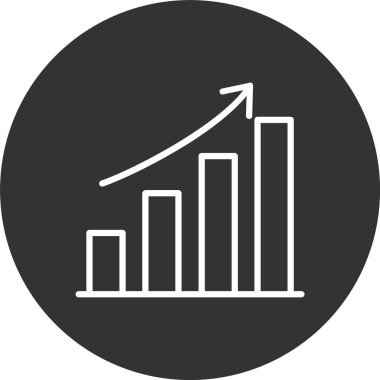 Büyüme Çizgisi Tersine Çevrilmiş Simge