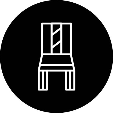 Sandalye Satırı Tersine Çevrilmiş Simge