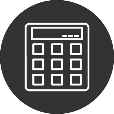 Hesaplayıcı Satırı Tersine Çevrilmiş Simge