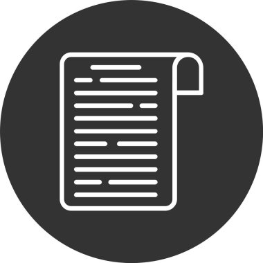 Notlar Satır Tersine Döndürülmüş Simge