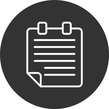 Not Satırı Tersine Çevrilmiş Simge