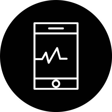 Cep telefonu Satırı Tersine Çevrilmiş Simge