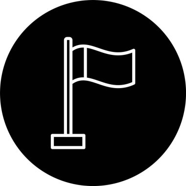 Bayrak Satırı Tersine Çevrilmiş Simge