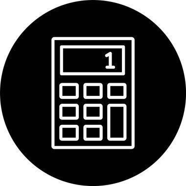 Hesaplayıcı Satırı Tersine Çevrilmiş Simge