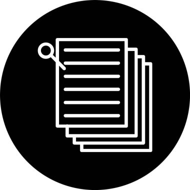 Yapışkan Notlar Satırı Tersine Çevrilmiş Simge