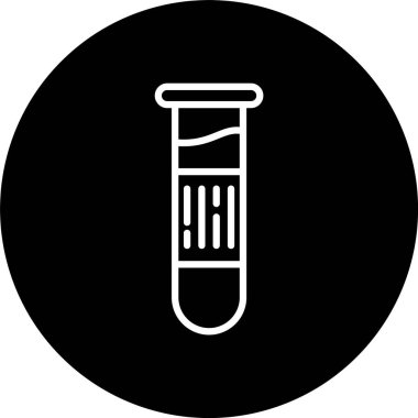 Test Tüpü Satırı Tersine Çevrilmiş Simge