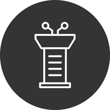 Podyum Satırı Tersine Döndürülmüş Simge