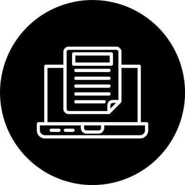 Belge Satırı Tersine Çevrilmiş Simge