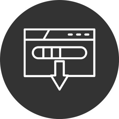 Satır Tersine İndirilmiş Simge İndir