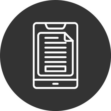 Zarf Satırı Tersine Çevrilmiş Simge